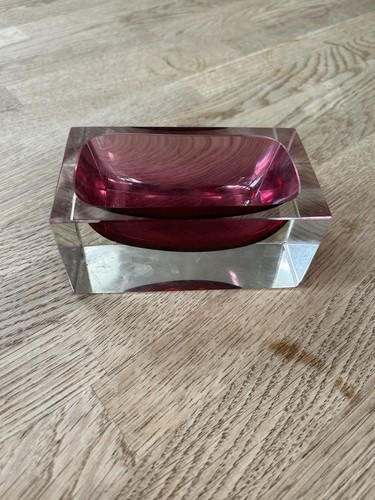 Murano glas aschenbecher - glas,