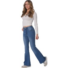 Damen Schlaghose Jeans Bootcut