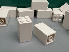 Lego Stein 2x2x3 weiß 30145 aus Feuerwache Hauptquartier Set 77944, 6 Stück