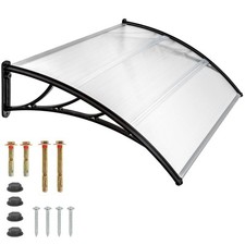 Vordach transparent Haustürüberdachung Hausvordach transparent B-Ware