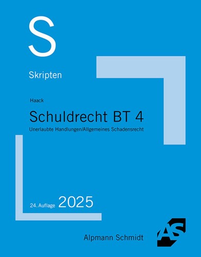 Skript schuldrecht 4 - schuldrecht, bt