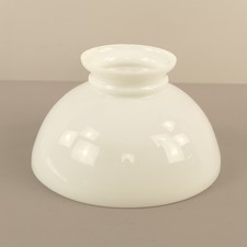 Lampenschirm Petroleumglas Ersatzglas Lampenglas Glas Weiß (10) 255 mm