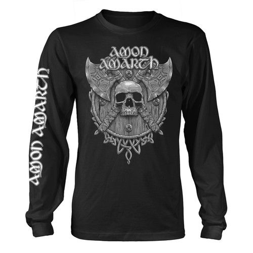 Amon amarth grey skull - amon,