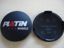 Platin  Felgendeckel, Nabenkappe, Center Cap  N32  64mm schwarz matt