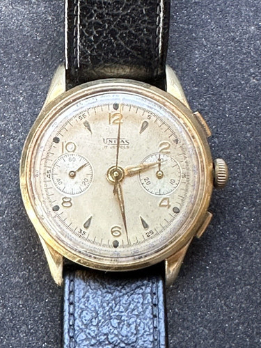 Unitas vintage chronograph mit - unitas,