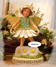 Scentless Mayweed - Margerite auf Sockel - Original Flower Fairies Fairy - NEU
