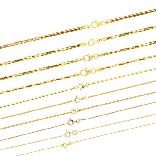 Edle massive goldkette - edle,