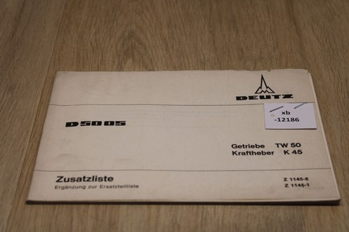 Deutz d5005 getriebe tw50 - deutz,