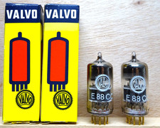Pair: VALVO E88CC PHILIPS made über 100% ✅ same codes NOS NIB Tubes Röhre (6922)