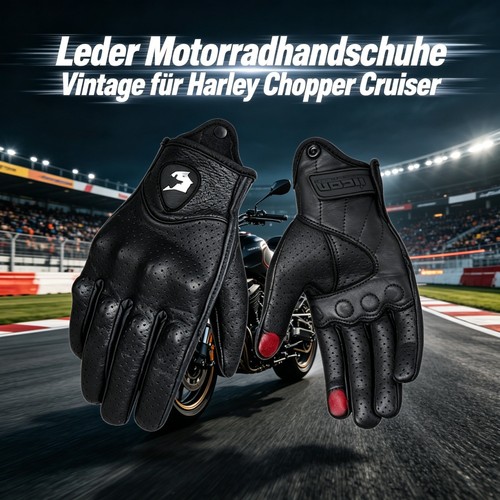 Leder lederhandschuhe harley - leder,
