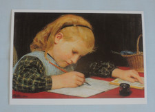 1x Postkarten schreibendes