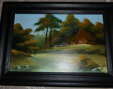 2 Bilder Dachbodenfund Maler