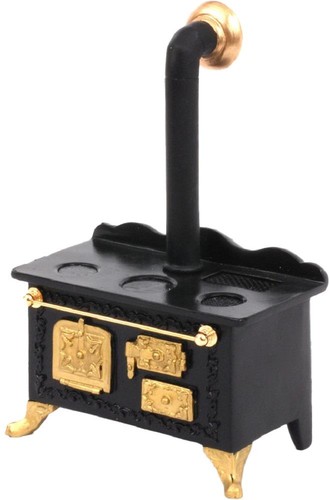 Puppenhaus schwarz gold - puppenhaus, &