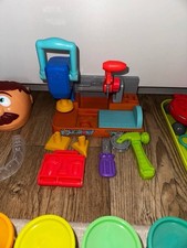 Knete , Play -Doh Set, Zahnarzt,  Burger Party, Werkbank, 10x Knete neu