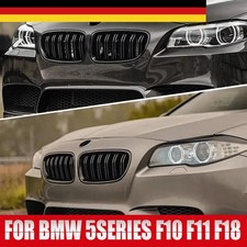 KÜHLERGRILL DOPPELSTEG NIEREN GRILL FÜR BMW 5er F10 F11 2010-2015 2016 SCHWARZ