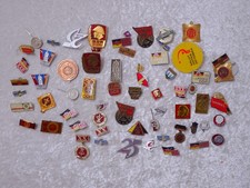 HTCYSh - Ca. 60 x DDR Abzeichen Pins - Vintage - Sammlung Konvolut