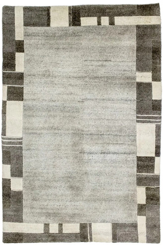 Modern carpet hand - , knotted