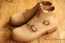 Grenson Tan Beige Suede Double