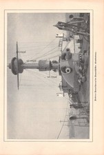 Panzerschiff Brandenburg - Panzerturm - 1895 - Historische Aufnahme ~28x19cm