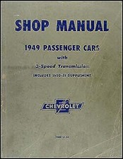 1949 1950 1951 Nur Chevrolet