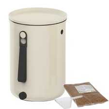 Organko Küchenkomposter - Weiß (mit Kleie)