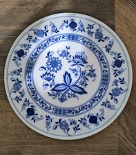 Tirschenreuth Bavaria - Kuchenplatte - Zwiebelmuster Echt Cobalt