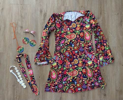 Hippie kleid 70er jahre - hippie,