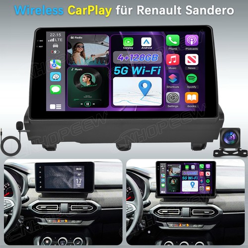 128gb für dacia sandero 3 - 4+128gb,