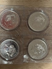 4 x 1 Unze Silbermünze