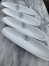 Retsch Arzberg Olivenschalen Dips 4er Set Porzellan weiß 20x4,5 cm 