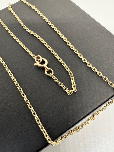 Halskette gelbgold massiv - 9,