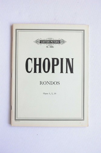 Noten chopin rondos op - noten.,