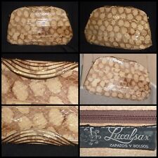LUCALSAX PYTHON CLUTCH / CROSSBODY UM 70er Jahre - GUTER ZUSTAND