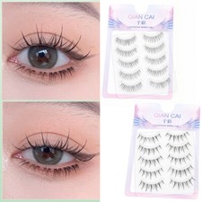 5 Paar 3D Manga Künstliche