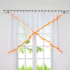 Transparent Bistrogardinen Küche Gardinen Satinband Vorhang Kuvertstore Modern