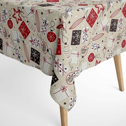 Baumwolltischdecke weihnachten - baumwolltischdecke,