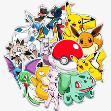 50x Pokémon Aufkleber