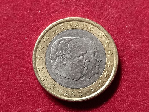 Monaco euro münze 2001 - 1,