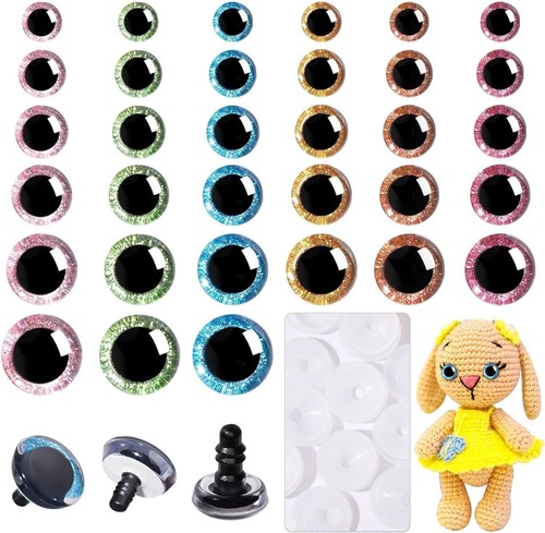 Sicherheitsaugen set glitzer - sicherheitsaugen,
