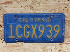 NUMMERNSCHILD USA CALIFORNIA