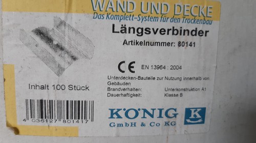 Längsverbinder für - , cd