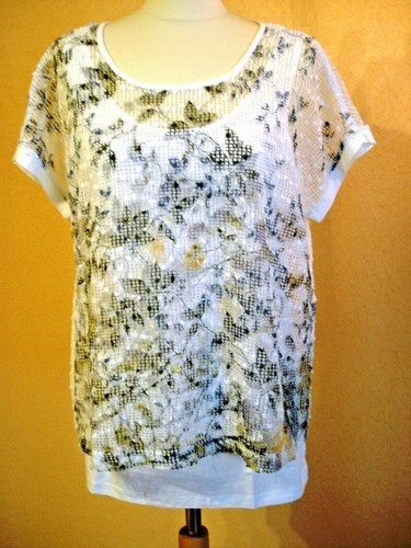 Netzoptik-Shirt,doppellagig