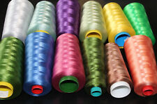 2 Kilo Nähgarn Maschienstickgarn, Viskose Glanzgarn ca. 40.000 Meter