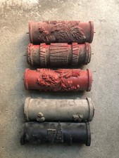 5x Musterwalzen Malerwalzen Strukturwalze 20cm - dreckig, sehr weich (9700)