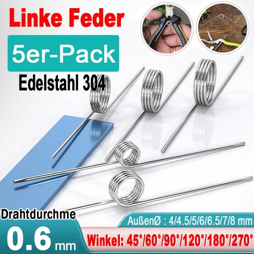 Schenkelfeder 6mm øa - schenkelfeder, d