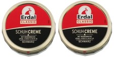 2x Schuhcreme Schwarz Erdal