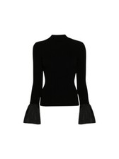 Lupetto Twinset Stehkragen, eng anliegende Passform, Farbe Schwarz, Modell 242T...