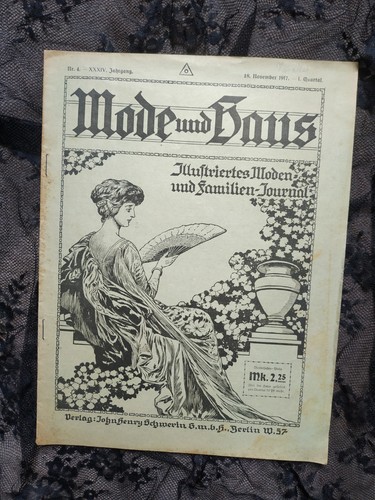Antike frauenzeitung mode - antike, "