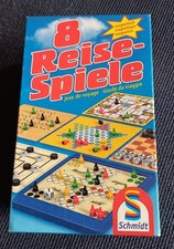 8 Reise-Spiele, magnetisch Spielesammlung von Schmidt,  1 bis 4 Spieler