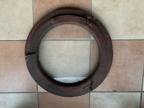 Bullauge holzfenster antik aus - holzfenster,